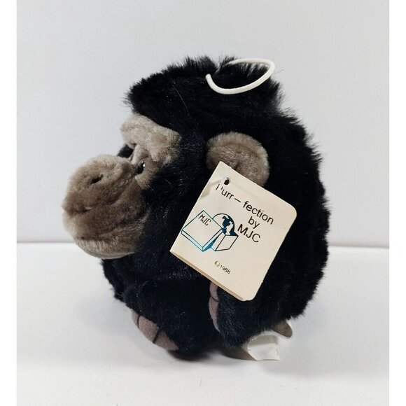 Vintage 1997 PURR-FECTION by  MJC Cushy Critter SAMSON Gorilla 5” Plush w/ Tags - Picture 2 of 5